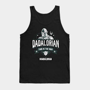 The Mandalorian Father Day The Way Distressed Tank Top